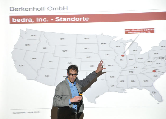 Berkenhoff公司代表托比亞斯·諾特為聯(lián)合會(huì