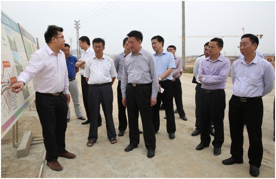 汕頭市政府考察團到中德金屬生態(tài)城參觀(guān)考察
